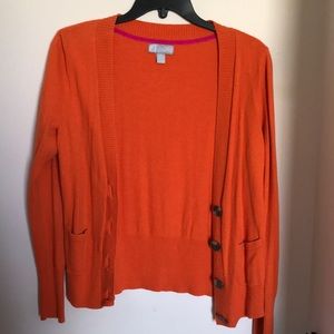 JCP Orange Cardigan